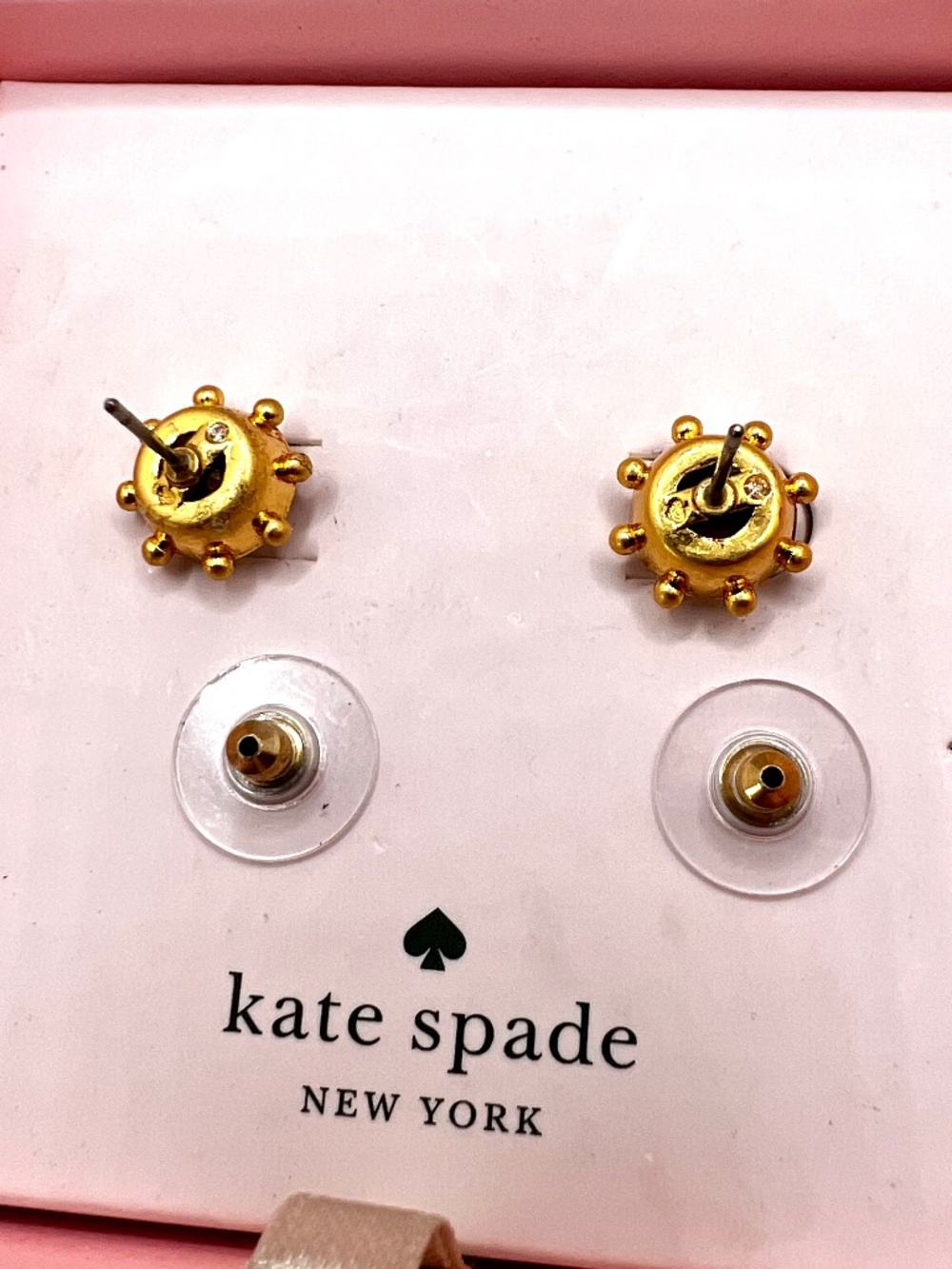 Kate Spade Flying Colors - Clear Stud Earrings - Picture 4 of 4
